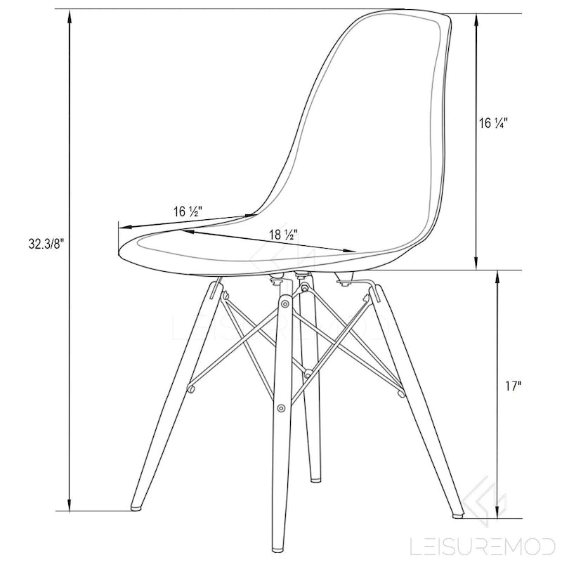 Silla de comedor auxiliar con carcasa de acrílico transparente/cristalino y patas metálicas tipo Eiffel, individual