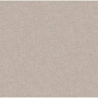 Banco tapizado de lino gris/beige con patas negras, 1 asiento