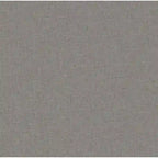 Banco tapizado de lino gris/beige con patas negras, 1 asiento