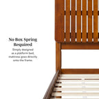 Cabecero de listones verticales negro/marrón, cama Queen – Para 2