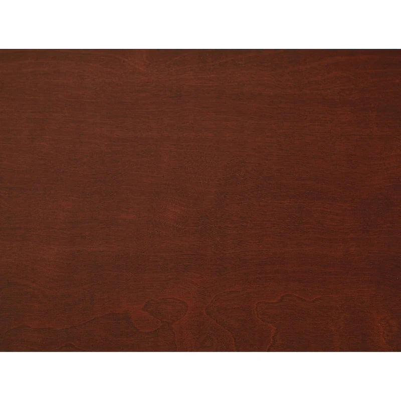 Mesa auxiliar rectangular Espresso / acabado natural – Patas cromadas, individual