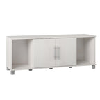 Banco zapatero Ivory Oak / Graphite Grey / Black Oak con asiento – Montaje para 2 personas