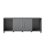 Banco zapatero Ivory Oak / Graphite Grey / Black Oak con asiento – Montaje para 2 personas