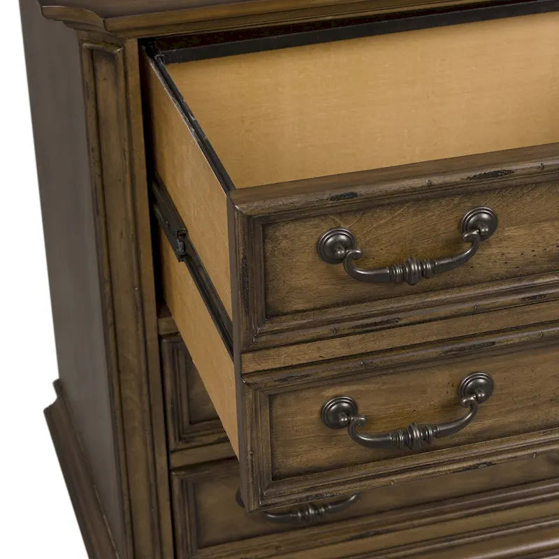 Archivador Lateral de 2 Cajones Antique Toffee – 1 Persona