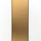 Mesa de centro de latón/acero de bronce ennegrecido y vidrio – Rectangular o cuadrada