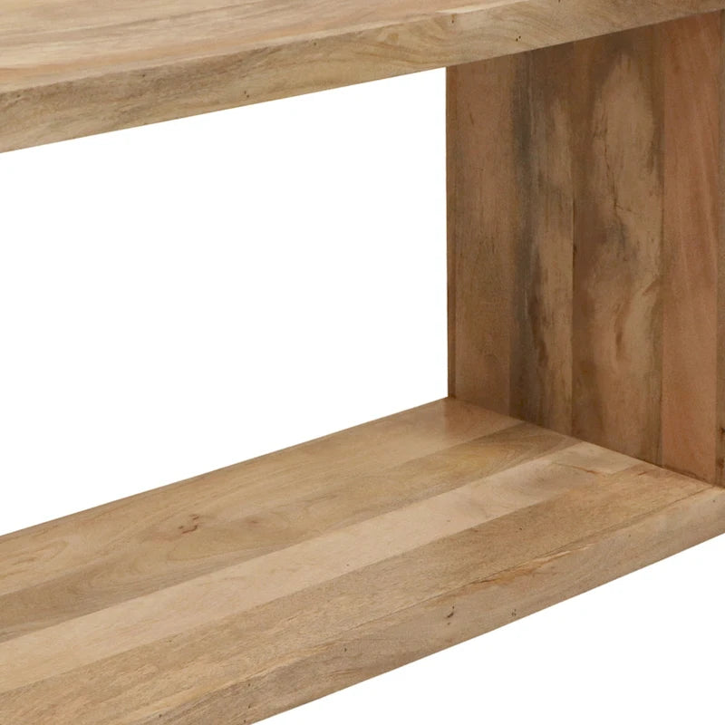 Mesa Consola Cubo Abierto Marrón, Estilo de 1 Estante