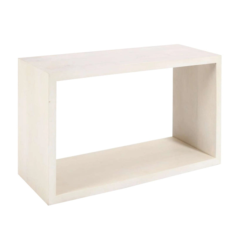 Mesa Consola Cubo Abierto Marrón, Estilo de 1 Estante