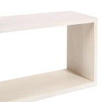 Mesa Consola Cubo Abierto Marrón, Estilo de 1 Estante
