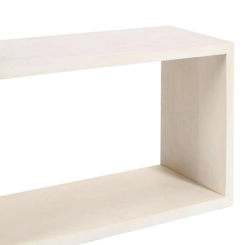 Mesa Consola Cubo Abierto Marrón, Estilo de 1 Estante