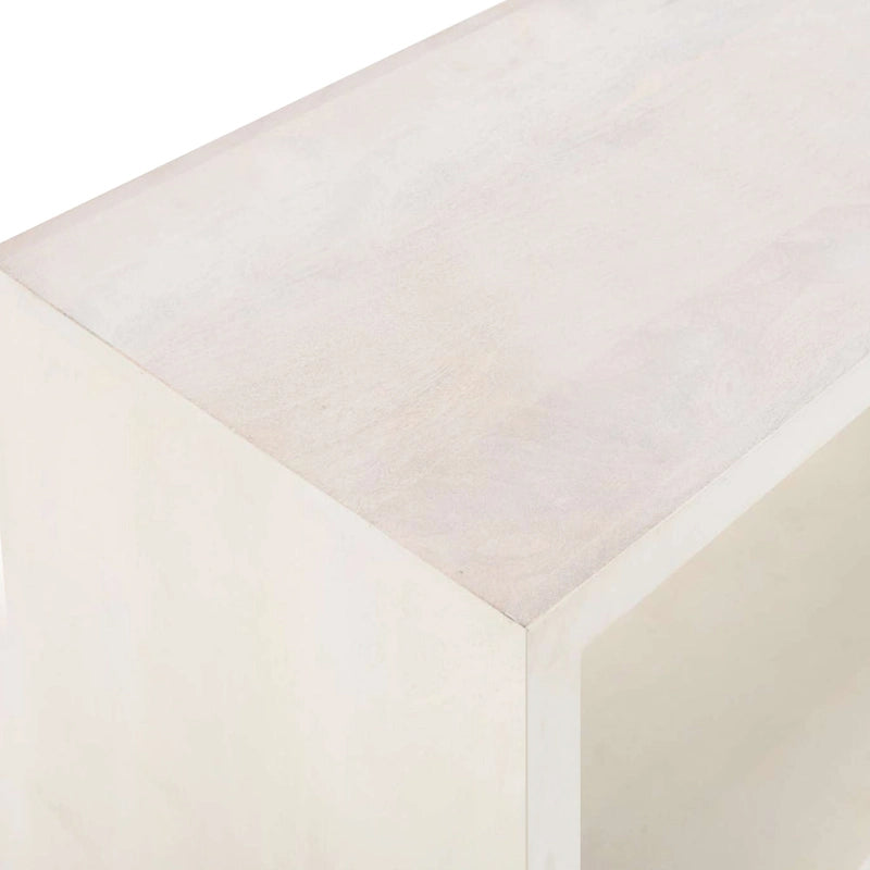 Mesa Consola Cubo Abierto Marrón, Estilo de 1 Estante