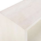 Mesa Consola Cubo Abierto Marrón, Estilo de 1 Estante