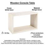 Mesa Consola Cubo Abierto Marrón, Estilo de 1 Estante