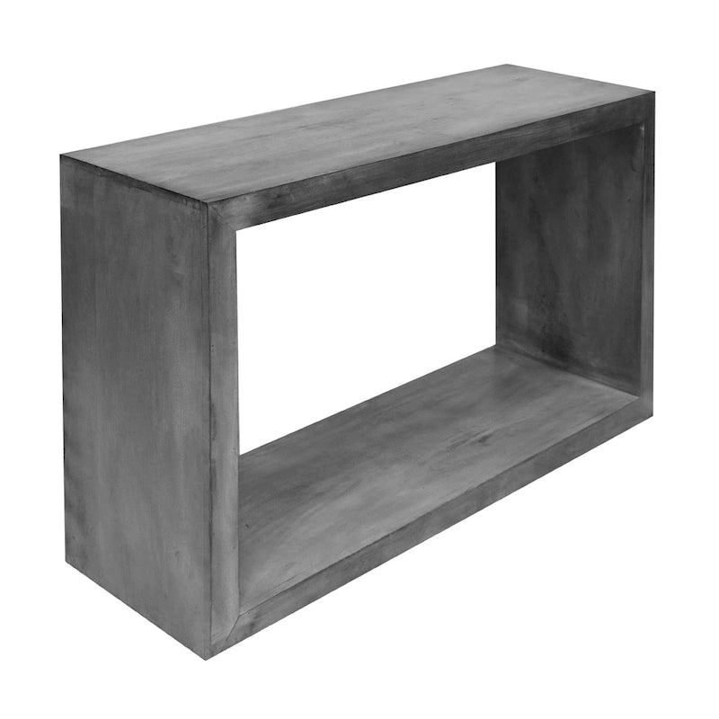 Mesa Consola Cubo Abierto Marrón, Estilo de 1 Estante