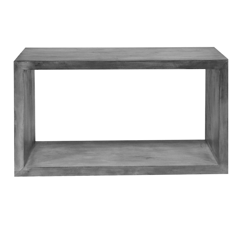 Mesa Consola Cubo Abierto Marrón, Estilo de 1 Estante