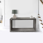 Mesa Consola Cubo Abierto Marrón, Estilo de 1 Estante