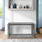 Mesa Consola Cubo Abierto Marrón, Estilo de 1 Estante