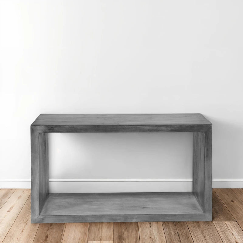 Mesa Consola Cubo Abierto Marrón, Estilo de 1 Estante