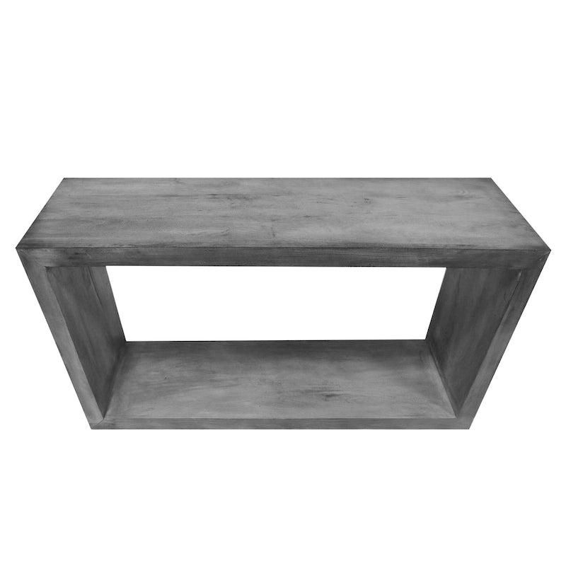 Mesa Consola Cubo Abierto Marrón, Estilo de 1 Estante