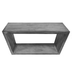 Mesa Consola Cubo Abierto Marrón, Estilo de 1 Estante