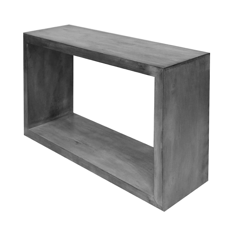 Mesa Consola Cubo Abierto Marrón, Estilo de 1 Estante