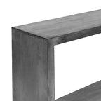 Mesa Consola Cubo Abierto Marrón, Estilo de 1 Estante