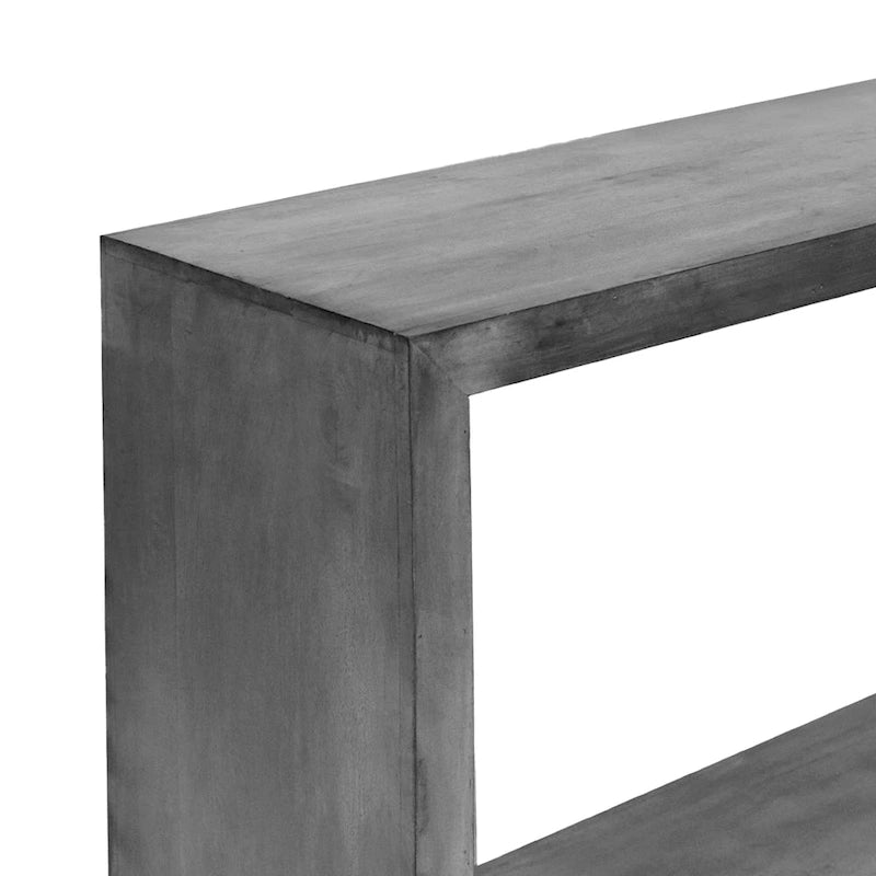 Mesa Consola Cubo Abierto Marrón, Estilo de 1 Estante