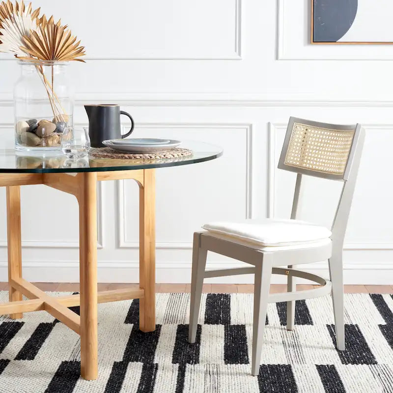 Silla de Comedor de Ratán (Negro / Natural / Azul Marino / Gris / Blanco) – Un Asiento