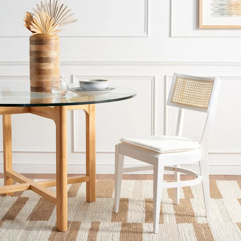 Silla de Comedor de Ratán (Negro / Natural / Azul Marino / Gris / Blanco) – Un Asiento