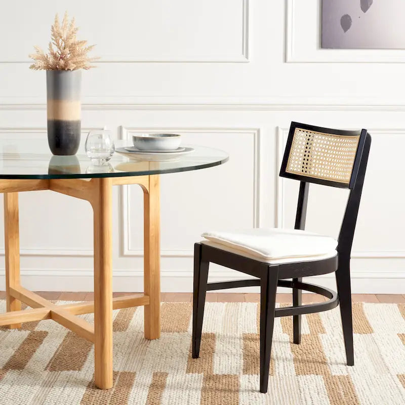 Silla de Comedor de Ratán (Negro / Natural / Azul Marino / Gris / Blanco) – Un Asiento