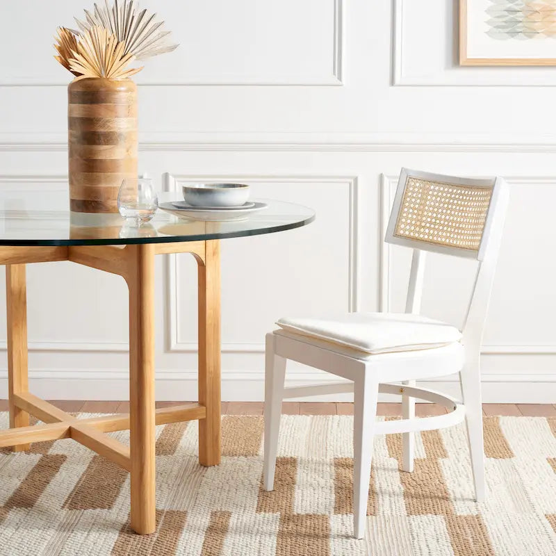Silla de Comedor de Ratán (Negro / Natural / Azul Marino / Gris / Blanco) – Un Asiento
