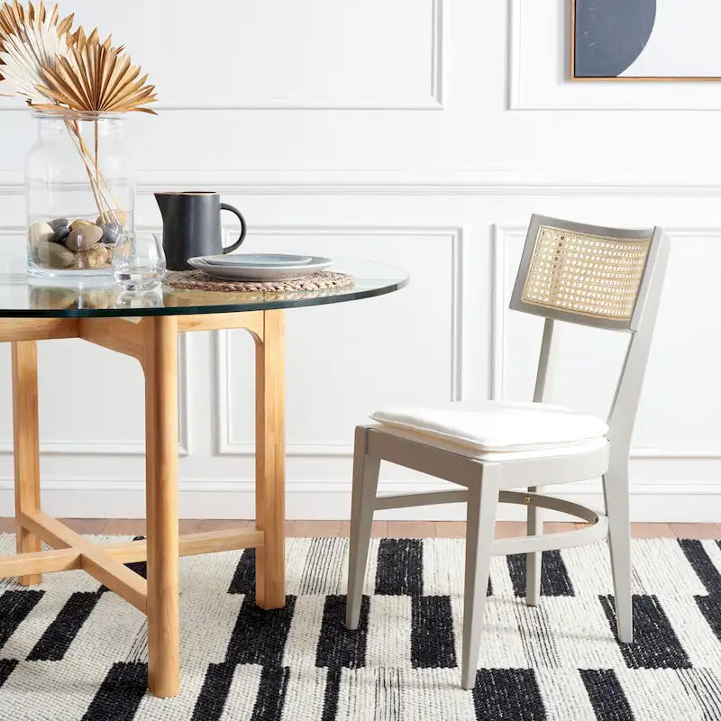 Silla de Comedor de Ratán (Negro / Natural / Azul Marino / Gris / Blanco) – Un Asiento
