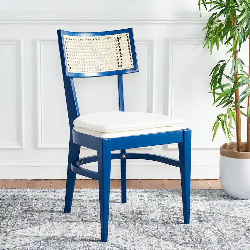 Silla de Comedor de Ratán (Negro / Natural / Azul Marino / Gris / Blanco) – Un Asiento