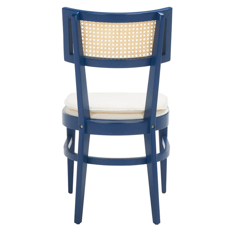 Silla de Comedor de Ratán (Negro / Natural / Azul Marino / Gris / Blanco) – Un Asiento