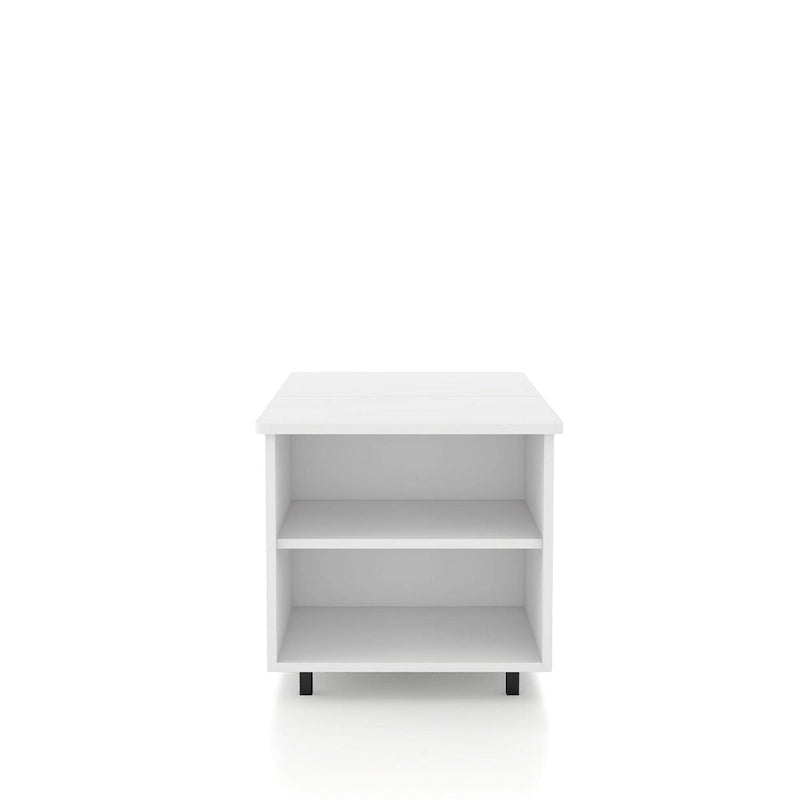 Mesa de centro negra elevable con luz LED RGB, para 1 persona