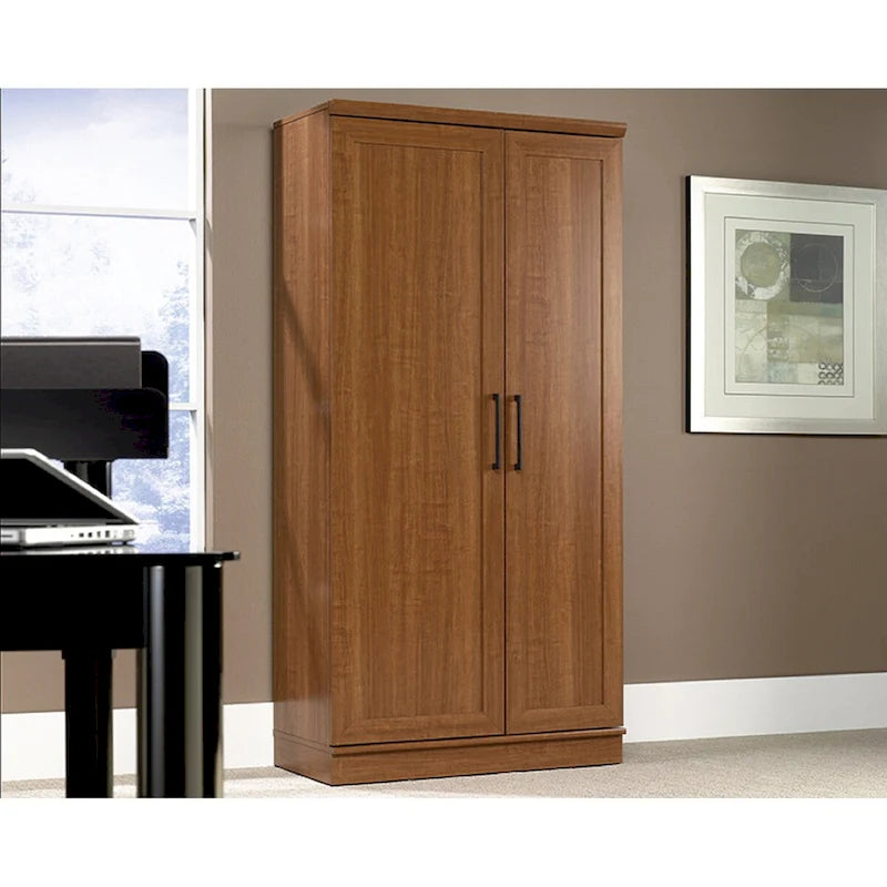 Armario de almacenamiento de 2 puertas Sienna Oak / Salt Oak