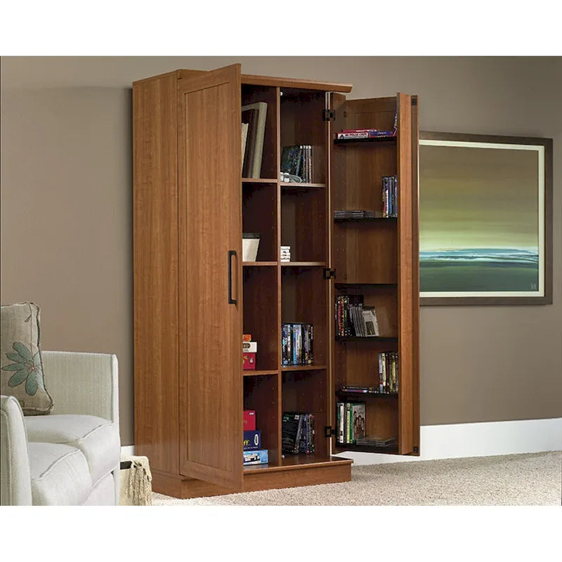 Armario de almacenamiento de 2 puertas Sienna Oak / Salt Oak