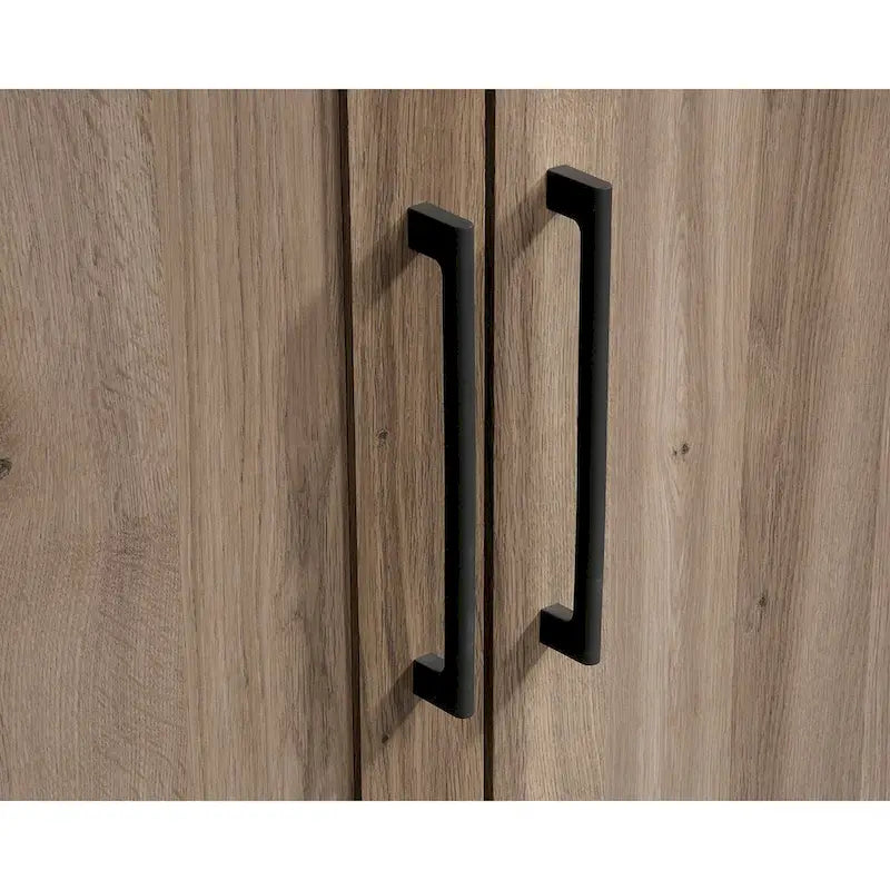 Armario de almacenamiento de 2 puertas Sienna Oak / Salt Oak