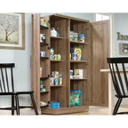 Armario de almacenamiento de 2 puertas Sienna Oak / Salt Oak