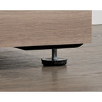 Armario de almacenamiento de 2 puertas Sienna Oak / Salt Oak