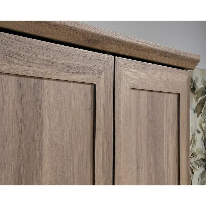 Armario de almacenamiento de 2 puertas Sienna Oak / Salt Oak