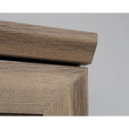 Armario de almacenamiento de 2 puertas Sienna Oak / Salt Oak