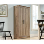 Armario de almacenamiento de 2 puertas Sienna Oak / Salt Oak